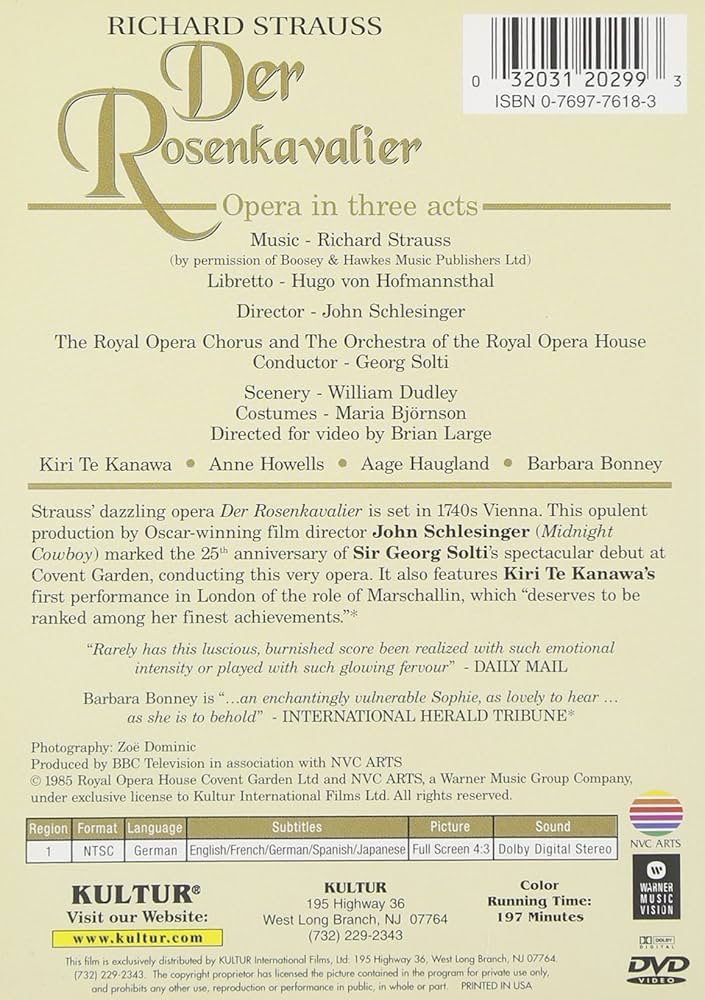 Amazon.com: Richard Strauss: Der Rosenkavalier -The Royal